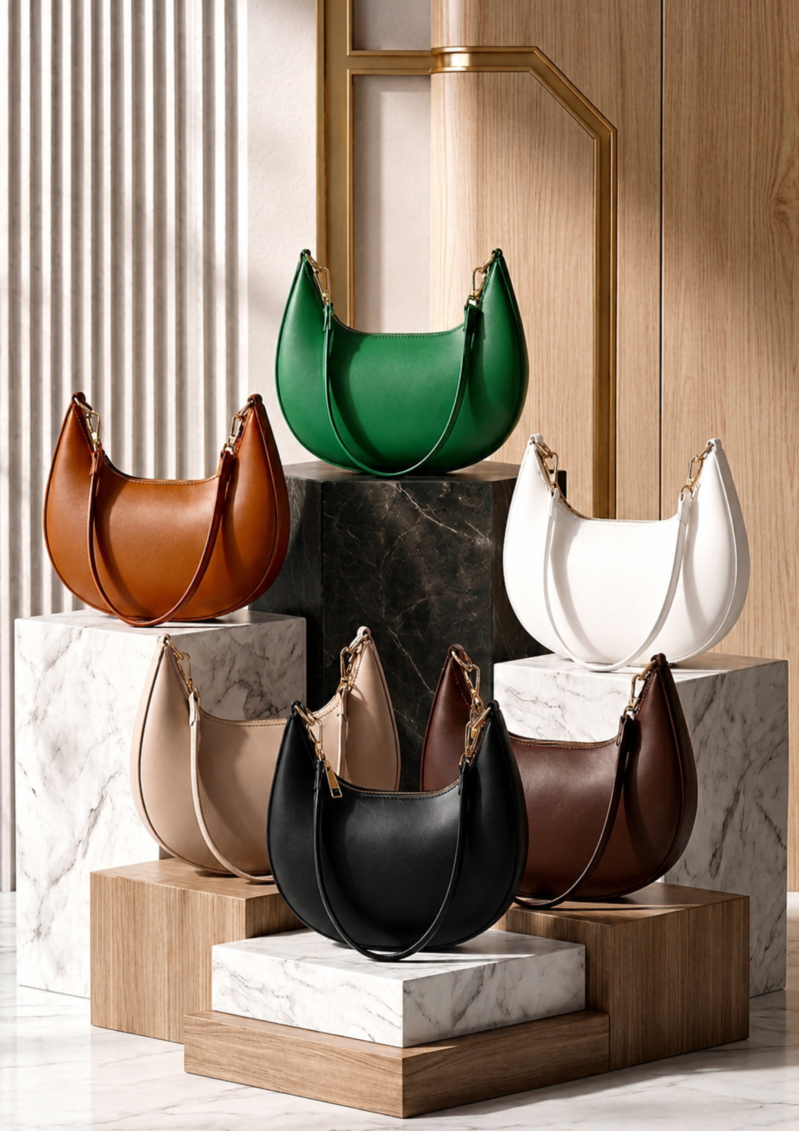 Luxoso™ Crescent Shoulder Bag